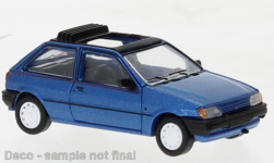 PCX87 PCX870460 - H0 - Ford Fiesta MK III Calypso Faltdach offen - metallic blau